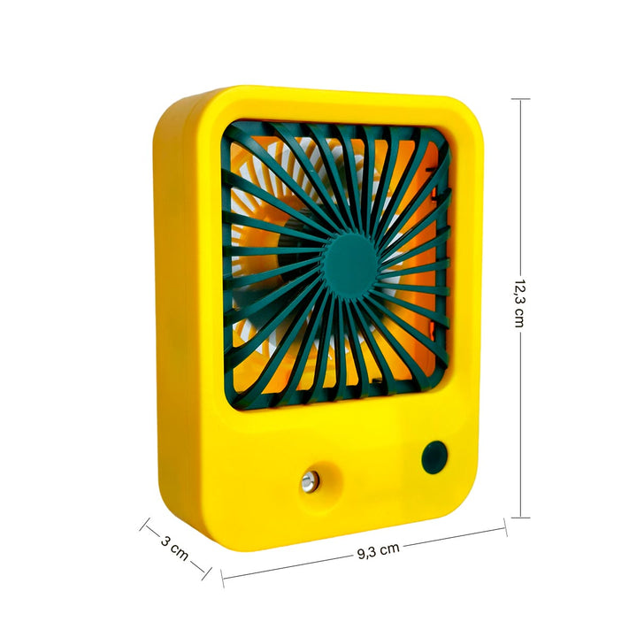 Mini Ventilador Rociador Recargable Portátil De Mano LZ-804