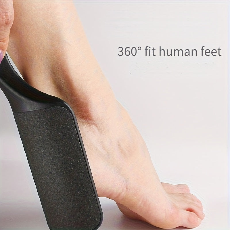 Limpia callosidades para pies de 360° con ajuste ergonómico - Lija de pie curva de plástico, inodora, herramienta de exfoliación manual - Pala de pedicura segura y eficiente para eliminar piel muerta y callosidades sin baterías