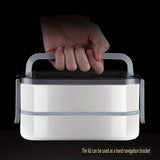 Lonchera de Acero Inoxidable Aislada - Doble Capa, Segura para Microondas, Portátil para Escuela y Trabajo, Regreso a Clases