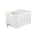 Cubo de agua fría de 5 litros para refrigerador, tanque de almacenamiento de agua, dispensador de agua, tetera para bebidas, jugo de verano, recipiente de té perfumado con grifo.