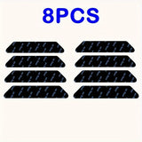 8 Piezas de Antideslizante para Alfombras, Lavable y Adhesivo Antideslizante para Suelos de Madera