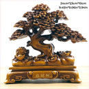 Un Árbol de Riqueza Decorativo, También Conocido como Árbol del Dinero, que Presenta una Rana Dorada y Lingotes que Simbolizan Buena Suerte, Adecuado para Exhibir en Salones o Oficinas, y También Puede Ser Regalado como Obsequio.