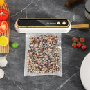 Sellador Automático Multifuncional para Alimentos, Selladora al Vacío Inalámbrica Portátil, con Función de Sellado de Bolsas de Snacks, Conservación Larga Plazo de Alimentos, Diseño Compacto y Fácil de Usar, con Bolsa, Cocina y Picnic al Aire Libre