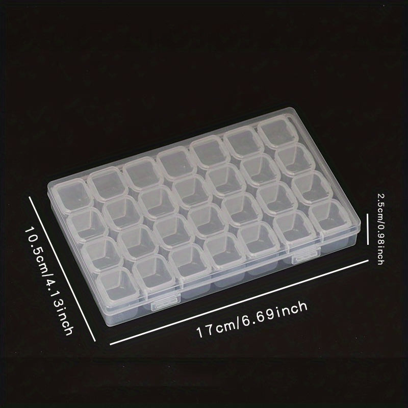 Caja De Almacenamiento De Plástico Transparente Accesorios De Joyería A Prueba De Polvo Caja De Embalaje Artículos Pequeños Contenedor Collar Pulsera Anillo Pendientes Cuentas Caja De Almacenamiento De Joyería De Arte De Uñas