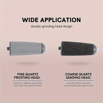 Elección Popular: Removedor de Pies Eléctrico Recargable USB - Set de Pedicura Automático y Multifuncional, Ideal para Fiestas como Navidad, Halloween, Día de San Valentín, etc., Adecuado para Pies y Manos, Piedra Pómez Eléctrica para Pies Suaves