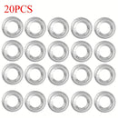 20pcs Cubiertas Desechables de Aluminio para Estufas de Fácil Limpieza - Ajustables a Estufas de Gas y Eléctricas, Mantienen la Cocina Impecable