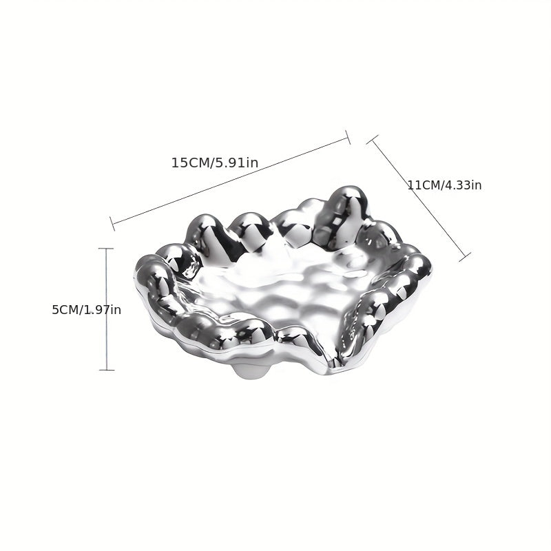 1 Pieza, Jabonera Creativa, Bandeja De Plástico Para Jabón, Soporte Para Barra De Jabón Para Ducha, Jabonera Para Baño, Estante Multifuncional Para Almacenamiento De Jabón Para Fregadero, Accesorios De Baño