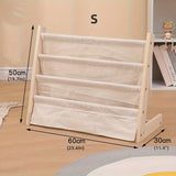 Estantería de madera moderna de 1 pieza, estante de almacenamiento de libros y revistas de varios niveles, diseño sencillo de estante de pie, organización del hogar para estudio, dormitorio, oficina, escritorio