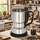 Molino de alta potencia mejorado de 1 pieza, 25000 RPM de velocidad ultra alta, enchufe de 110V para EE. UU., acero inoxidable y motor eléctrico, gran capacidad para café, nueces, especias - Perfecto para mezcladores y molinos de cocina, no necesita bate