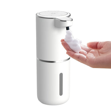 Dispensador de jabón en barra automático, sin contacto, con una sola mano, opciones negras y blancas, carga USB, batería de litio, ideal para cocina y baño, dispensador de jabón para cocina.