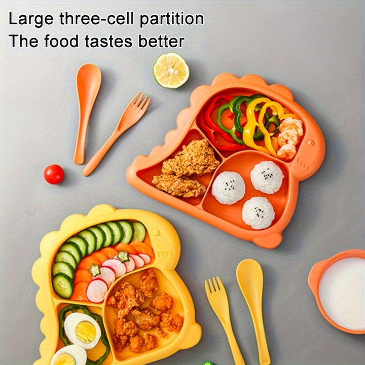 Plato de cena de dinosaurio