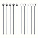 5/10/15/20/40, Palillos para cócteles, Palillos de acero inoxidable para martinis, Brochetas de metal reutilizables para aceitunas aperitivos Bloody Mary Brandied, Palillos de metal para aceitunas aperitivos frutas