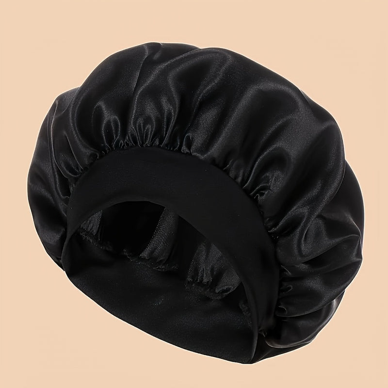 Gorro para dormir sin aroma, de acetato, con banda elástica ancha – Gorro de baño cómodo para uso diario