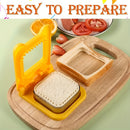 1 Pieza, Cortador Y Sellador De Sándwich, Fabricante De Sándwich De Bolsillo, Ideal Para Fabricante De Sándwich De Desayuno, Lonchera Y Caja Bento, Ideal Para Bricolaje