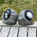 1pc de Lámpara de Piedra de Simulación Solar, Disponible en Luz Cálida/Luz Blanca, con Dos Opciones de Colores LED, Adecuada para Caminos, Patios, Céspedes, Jardines de Villa y Como Regalos para Navidad y Halloween.