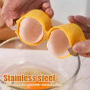 Separador de Cáscaras de Huevo Fácil de Limpiar - Rápido Pelar y Dividir la Yema, Esencial para Hornear en Cocina