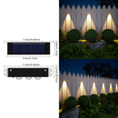 4 luces solares para pared exterior, 1 LED, 2 LED, 3 LED, 4 LED, alta calidad, luz para balcón, jardín, villa, área rural, cerca, ideal para pared exterior, garaje, patio