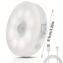 Conjunto de 6 Luces Inteligentes con Sensor de Movimiento AMill - Recargables por USB, Modos de Iluminación Doble (Constante y Por Inducción), Luz Suave Sin Deslumbramiento con Sensor de Fuente Luminosa, Diseño Moderno para Escaleras, Dormitorio, Guarder
