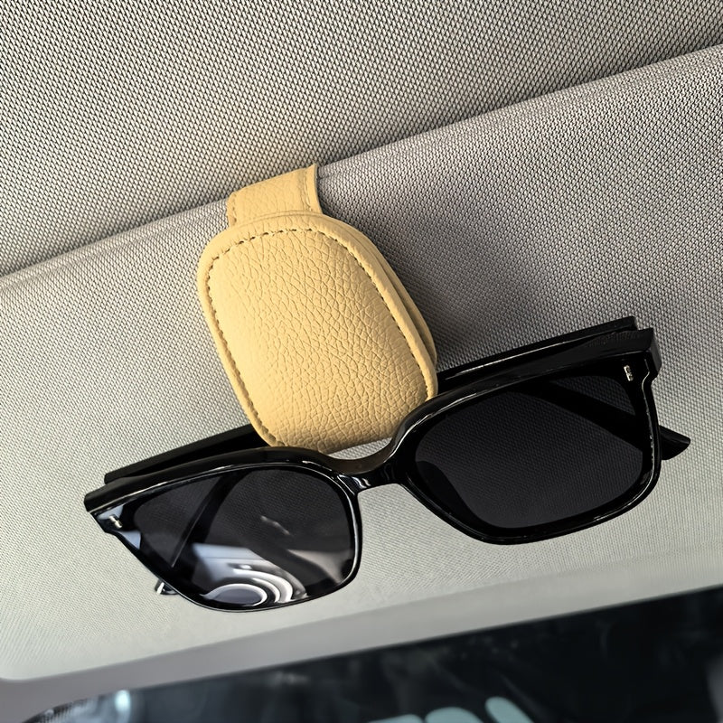 [Clip Universal para Visera de Sol] Clip Universal de PVC para Visera de Sol de Auto - 1 ud Soporte para Lentes de Auto - Accesorios Interiores para Vehículos