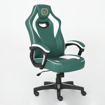 Silla de Juego Ergonómica con Acabado de Cuero Sintético - Silla de Oficina Estilo Carrera Ajustable con Soporte Lumbar y Apoyabrazos, Perfecta para Uso en Casa o Oficina
