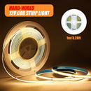 Listones de Luces LED COB Flexibles, 12V Alta Luminosidad (40W), Blanco Natural/Cálido/Frío - Rollo de 1m-5m para Decoración del Hogar DIY, Cocina, Garaje, Paredes de TV y Proyectos de Neón