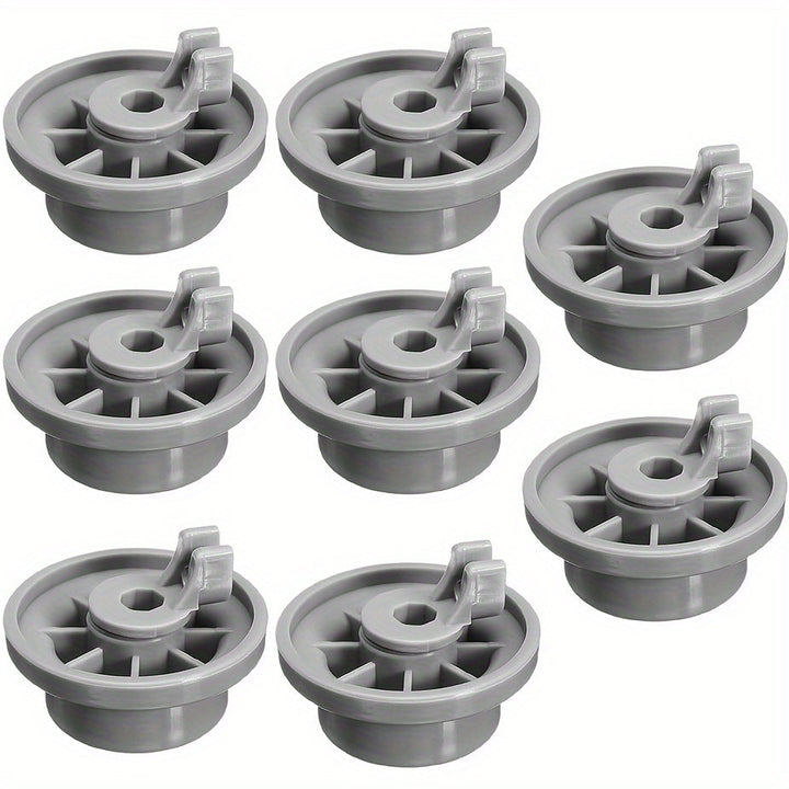 4/8 PIEZAS 165314 Rueda de rejilla inferior para lavavajillas Piezas para lavavajillas Bosch de BuyParts - Ajuste exacto para lavavajillas Bosch y Kenmore - Reemplaza 420198 423232 AP2802428 PS8697067