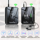 Sistema de monitores inalámbricos intraurales, 2.4 GHz, audio profesional sin pérdidas, 4 canales, 5 niveles de volumen, emparejamiento automático