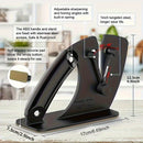 Afilar cuchillos, afilador de cuchillos con mango y base antideslizante para seguridad y facilidad, anysharp