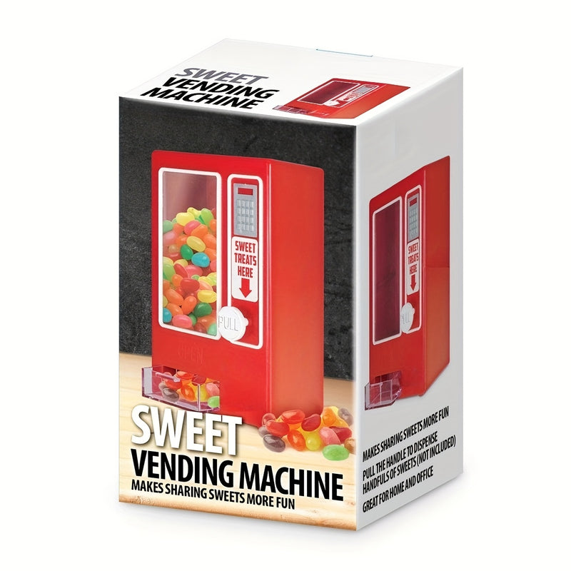 Máquina Expendedora de Mini Dulces Retro - Perfecta para Chicles, Granos de Gelatina y Golosinas - No Requiere Pilas - Accesorio Ideal para la Cocina y Gran Regalo para Jóvenes