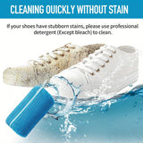 Adecuado para Lavadora y Secadora de Zapatos, Bolsa de Peluche con Cremallera Reutilizable y Duradera para Zapatillas y Tenis, Kit de Limpieza para Eliminar Manchas, Azul 1pz, Bolsas de Lavandería