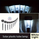10 paquetes de luces de sendero LED alimentadas por energía solar - Iluminación exterior de alta calidad y resistente al clima con encendido automático/apagado, luz blanca brillante para jardín, césped, senderos, terraza, entrada y decoración navideña, l