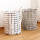 Cesto Redondo Portátil para Ropa, 1 pza Cesto Redondo Portátil para Ropa Sucia, Cesta de Lavandería, Cubo de Almacenamiento