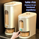 Dispensador De Arroz Hermético Premium, Gran Capacidad, A Prueba De Humedad Y Resistente A Insectos, Contenedor De Almacenamiento De Alimentos Para La Organización De La Cocina