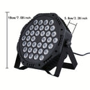 1pc Luz Par DJ RGB de 36 LED - Control Remoto Inalámbrico - Colores Vibrantes para Bodas, Cumpleaños, Navidad, Espectáculos de Música, Fiestas de Baile