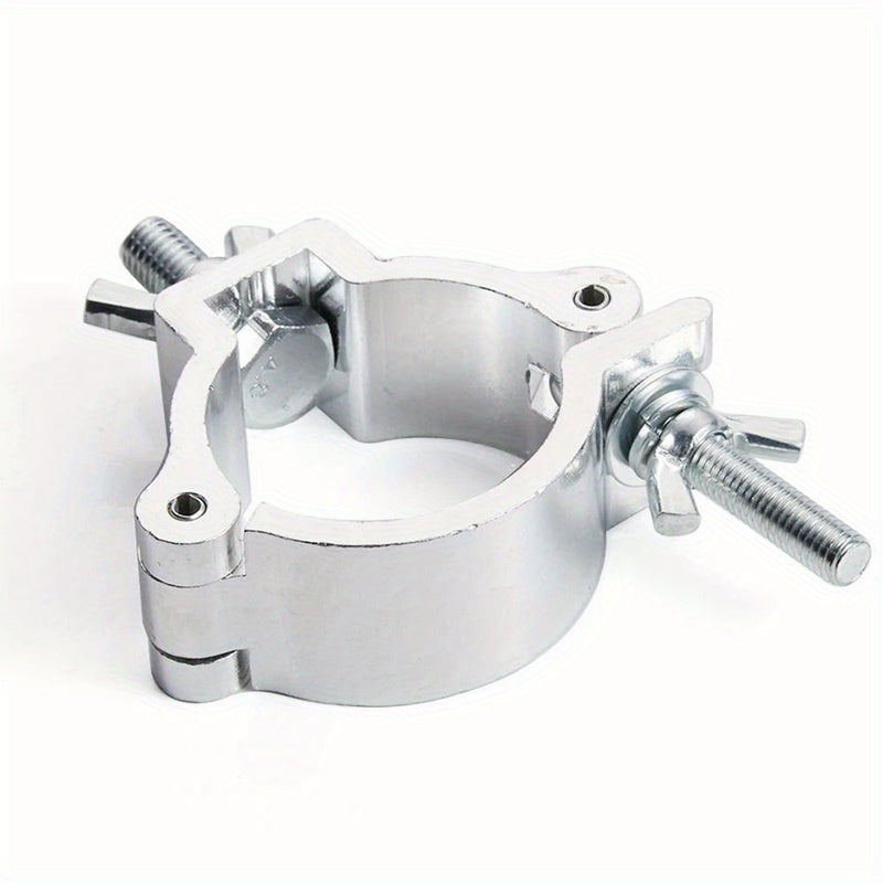 1pc Abrazadera de Aleación de Aluminio para Luces de Escenario, Soporte Rápido y Duradero con Clip, Ganchos Colgantes Plateados 18-21mm 38-52mm para LED PAR, Spotlights y Cabezales Móviles
