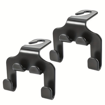 1 pieza, gancho de respaldo de asiento de coche, gancho multifuncional de plástico para estantería de almacenamiento trasero de asiento de coche, accesorios de interior de coche, accesorios de coche