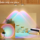 1 Pieza, Luz De Proyección De Atardecer Con Forma Hexagonal De Ojo De Gato Blanco, Luz De Proyección De Atardecer LED Táctil Regulable, Iluminación De Gabinete Con Alimentación De Batería