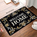 Alfombra de Bienvenida con Diseño de Letras - Antideslizante, Secado Rápido y Fácil de Limpiar, Ideal para Uso Interior/Exterior, Regalo Perfecto