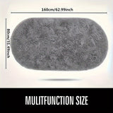 Alfombra ovalada para dormitorio junto a la cama, tapete para cabecera, tapete para mesa de café de sala de estar