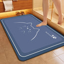 Alfombra de Barro Diatomeas, Alfombrilla para Baño, Tapete Suave y Antideslizante