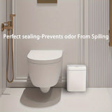 Cubo de basura inteligente con sensor de movimiento 12L/14L - Cierre silencioso, sello antiolores para cocina, baño y sala - Funciona con pilas AA (no incluidas)