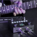 Guitarra eléctrica digital M-VAVE con efectos integrados BLACKBOX, caja pequeña negra multifunción, altavoz monobloque para teléfono móvil y grabación analógica de sonido