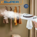ESUPER 2022 Plegable 1600W Eléctrico Portátil De Mano Vaporizador De Ropa Plancha De Ropa Para Ropa Nueva Máquina De Planchado Colgante Portátil Eléctrica Del Hogar Pequeña Plancha