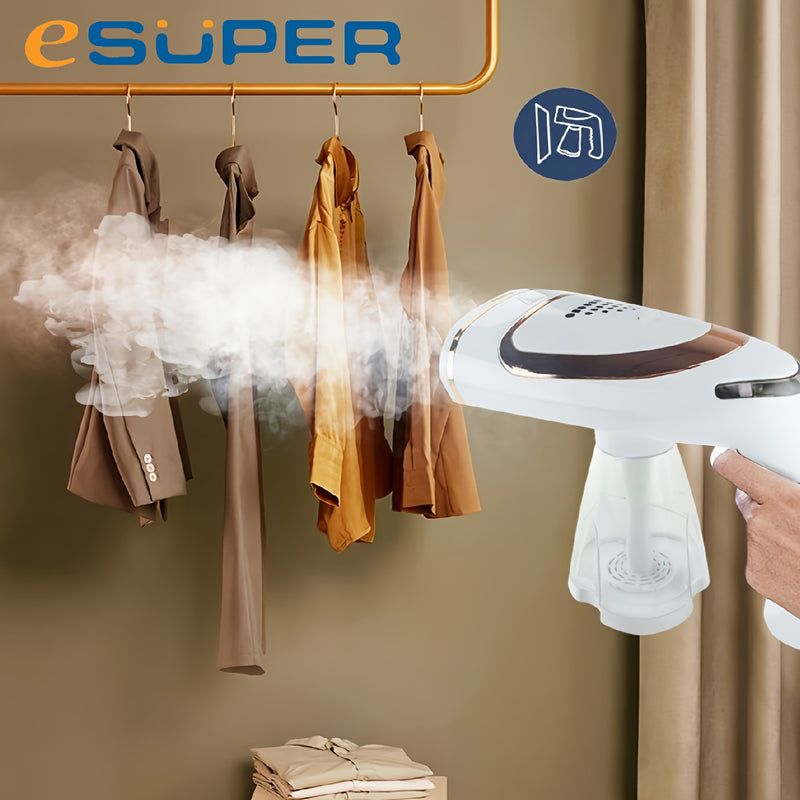 ESUPER 2022 Plegable 1600W Eléctrico Portátil De Mano Vaporizador De Ropa Plancha De Ropa Para Ropa Nueva Máquina De Planchado Colgante Portátil Eléctrica Del Hogar Pequeña Plancha