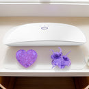 【Artesanía Creativa】Lámpara LED UV Compacta para Uñas con 18 Cuentas - Luz de Curado de Esmalte en Gel Versátil, Configuraciones de Temporizador de 60/90/150S, Herramienta Profesional de Manicura y Pedicura, Diseño Portátil y Plegable para Moldes de Resi