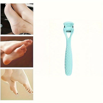 1pc Herramienta Removedora de Piel Azul - Exfoliador Manual Ergonómico con Superficie Texturizada para Eliminar Cutículas y Pieles Muertas, Durable en Plástico para Pedicura y Manicura en Casa, Diseño Ligero y Agarre Cómodo, Fácil de Usar, Acabado Suave,