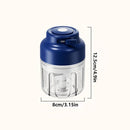 Dispositivo Eléctrico de Picado de Ajo SENBOWE de Seis Hojas de 320ml, Prensa de Ajo Inalámbrica Mini, Pelador Automático de Ajo con Agitación, Extractor de Ajo para Cocina y Máquina Complementaria de Alimentos
