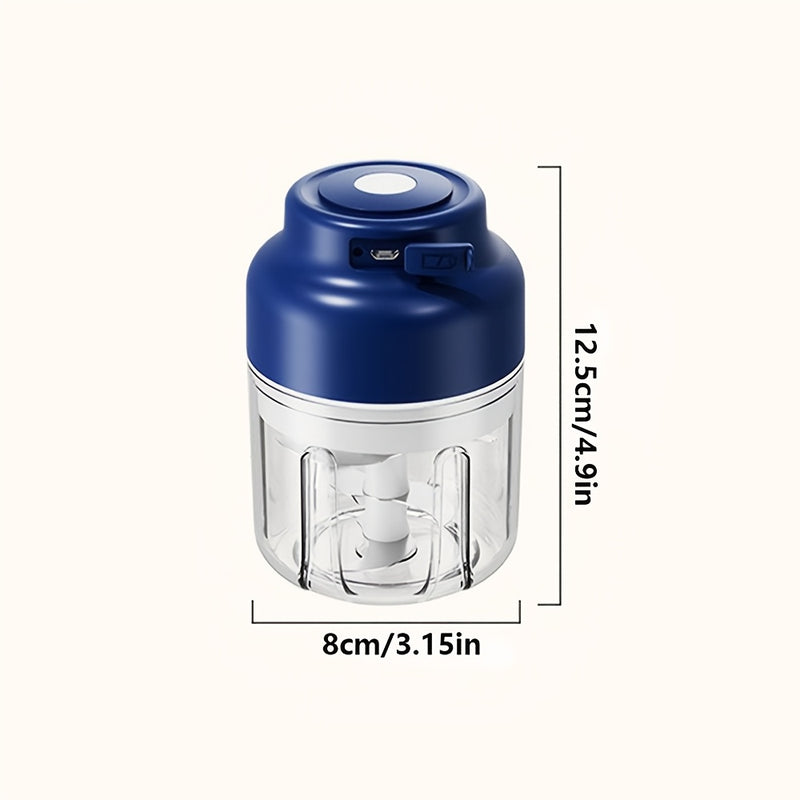 Dispositivo Eléctrico de Picado de Ajo SENBOWE de Seis Hojas de 320ml, Prensa de Ajo Inalámbrica Mini, Pelador Automático de Ajo con Agitación, Extractor de Ajo para Cocina y Máquina Complementaria de Alimentos