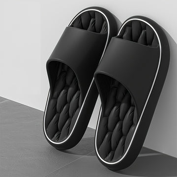 Zapatillas de nube suaves - Antideslizantes, con almohadilla, para hombres y mujeres, ideales para el baño, dormitorio, piscina y playa, material EVA, diseño de nube para comodidad y soporte todo el día.