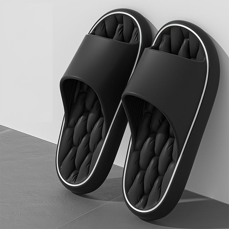 Zapatillas de nube suaves - Antideslizantes, con almohadilla, para hombres y mujeres, ideales para el baño, dormitorio, piscina y playa, material EVA, diseño de nube para comodidad y soporte todo el día.